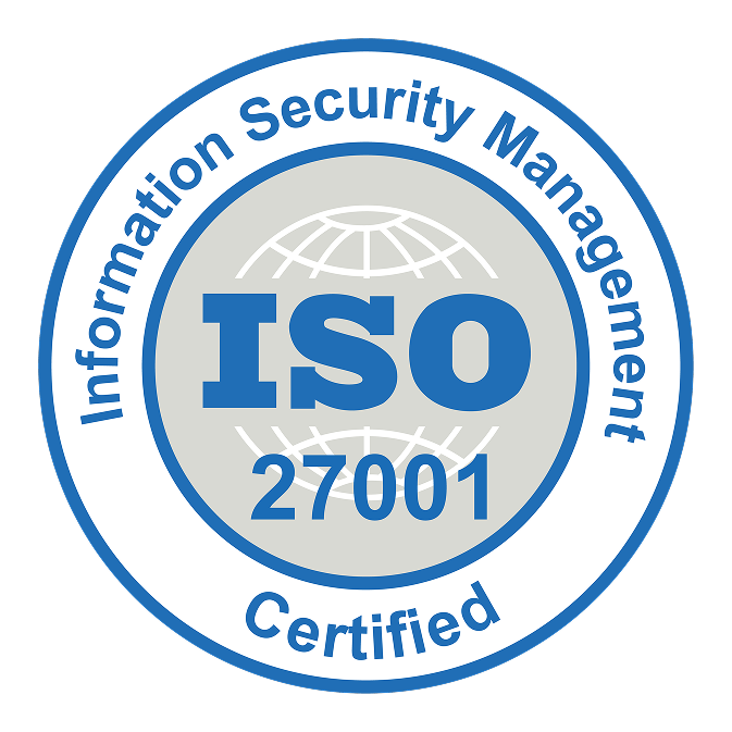 ISO 27001 certificate
