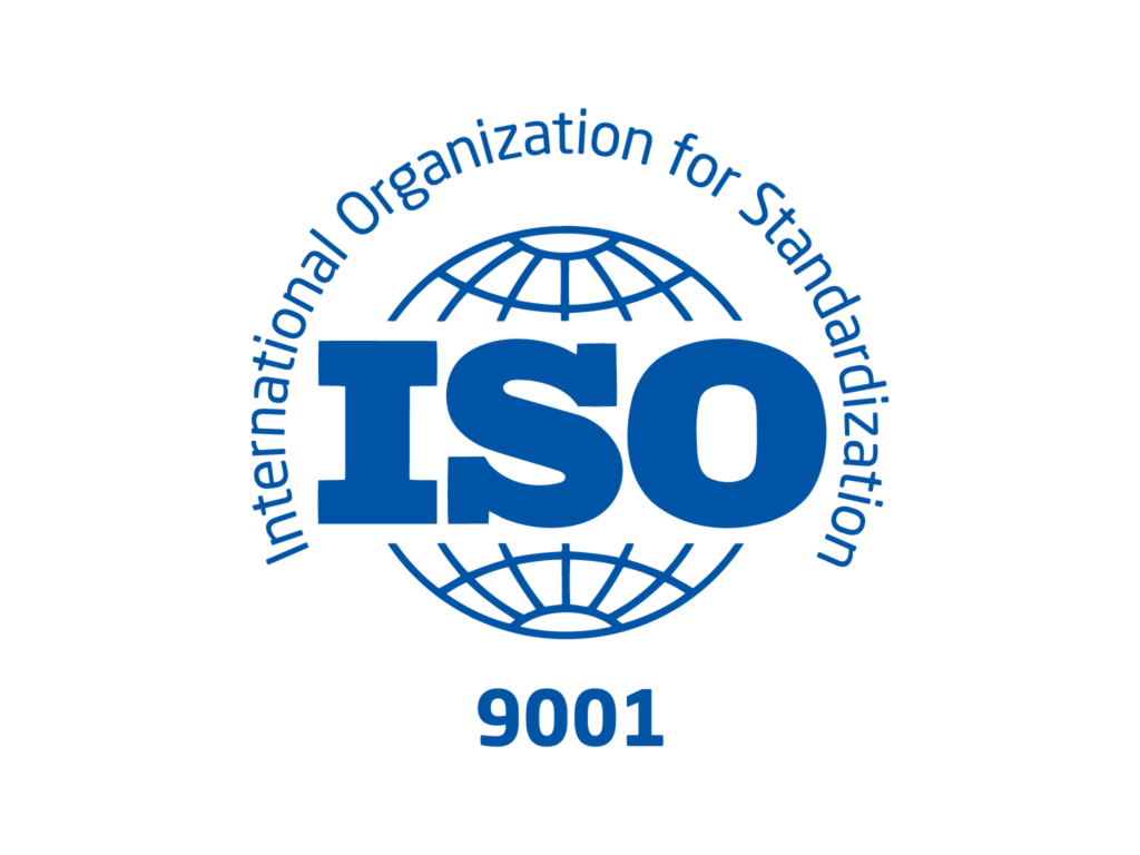 ISO 9001 certificate